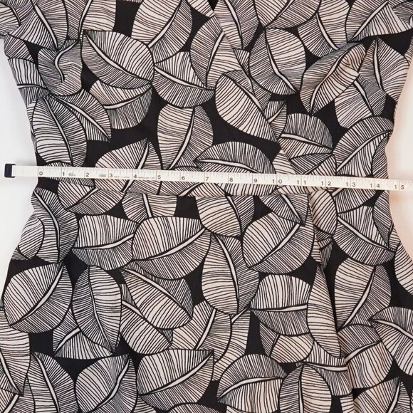 Natori Leaves of Paradise Asymmetrical Dress - Size 6 - EUC - Picture 7 of 8